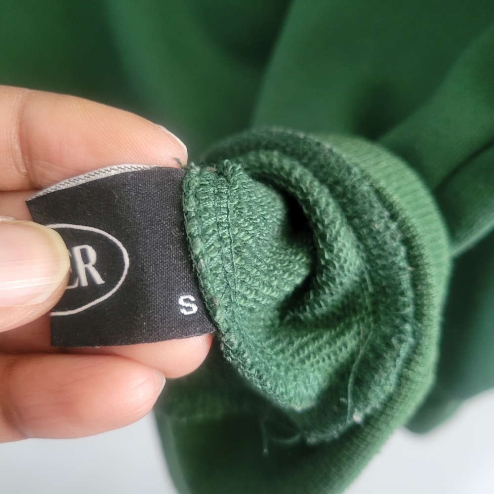 CIDER Size S Green Graphic Crewneck Sweater - Picture 4 of 4